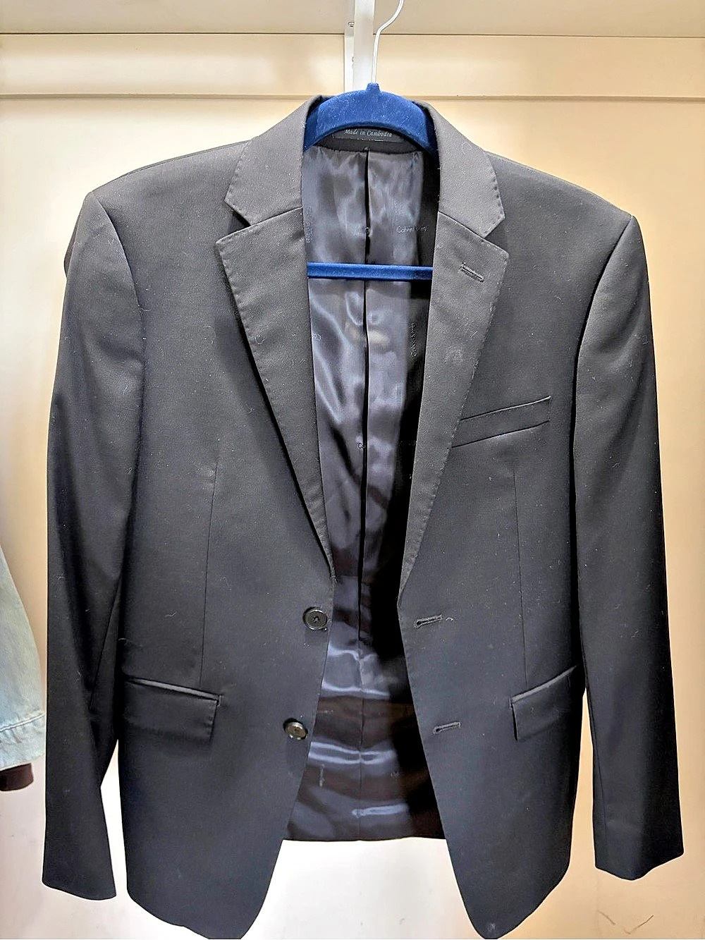 Calvin Klein Men's Black Blazer Like New